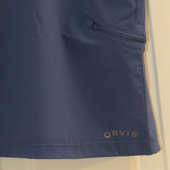 Orvis Women's Blue Skort - Picture 2 of 5